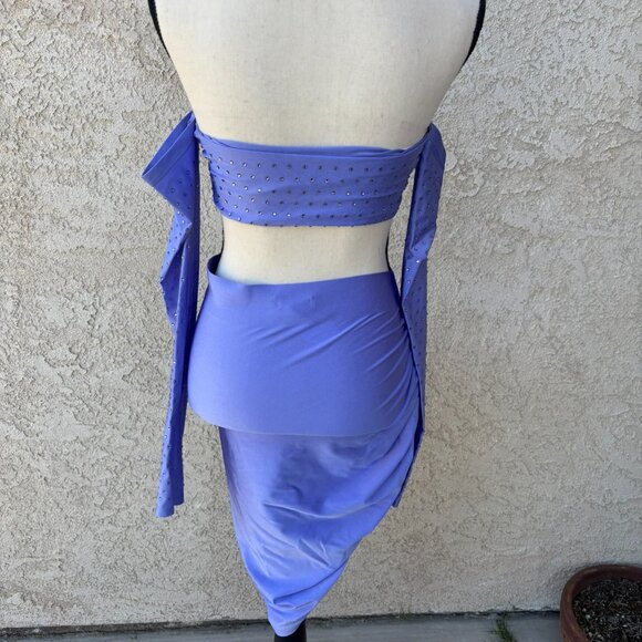 The Andamane Lexi Crystal Medium Top and Skirt - Picture 3 of 9